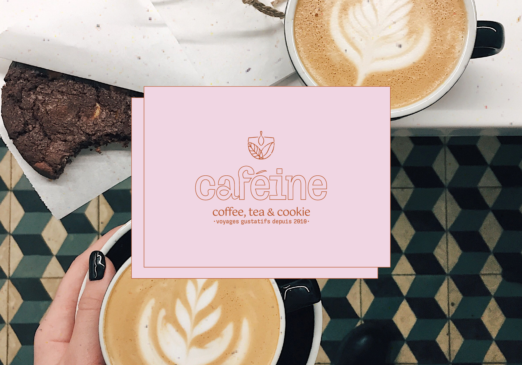 logotype pour coffeeshop - salon de thé café éthique